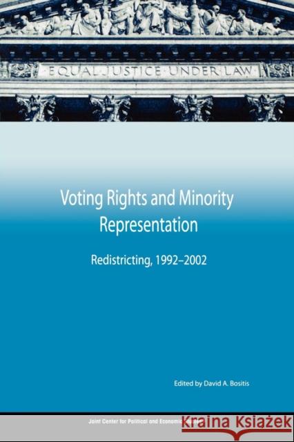 Voting Rights and Minority Representation: Redistricting, 1992-2002 Bositis, David A. 9780761830436 University Press of America