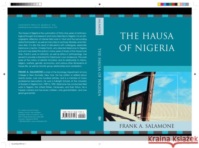 The Hausa of Nigeria Frank Salamone 9780761847243 University Press of America