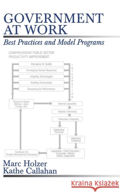 Government at Work: Best Practices and Model Programs Holzer, Marc 9780761902409