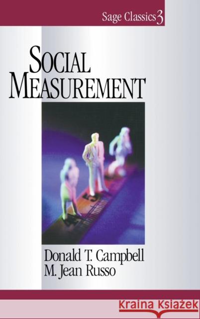 Social Measurement Donald T. Campbell M. Jean Russo 9780761904069