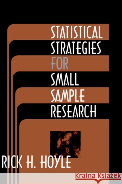 Statistical Strategies for Small Sample Research Rick H. Hoyle 9780761908852