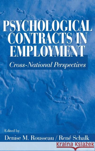 Psychological Contracts in Employment: Cross-National Perspectives Rousseau, Denise M. 9780761916802