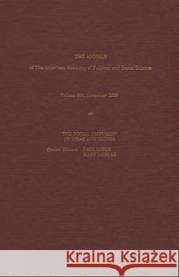 The Social Diffusion of Ideas and Things Paul Lopez Paul Lopes Mary Durfie 9780761920342 Sage Publications (CA)