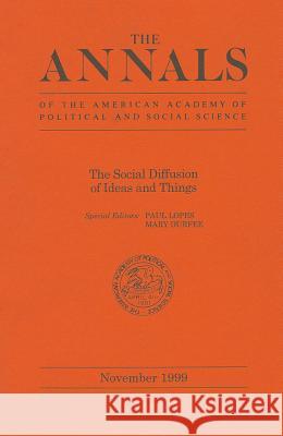 The Social Diffusion of Ideas and Things Paul Lopes Mary Durfie 9780761920359 Sage Publications (CA)