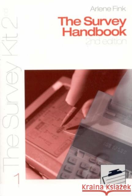 The Survey Handbook Arlene Fink 9780761925804