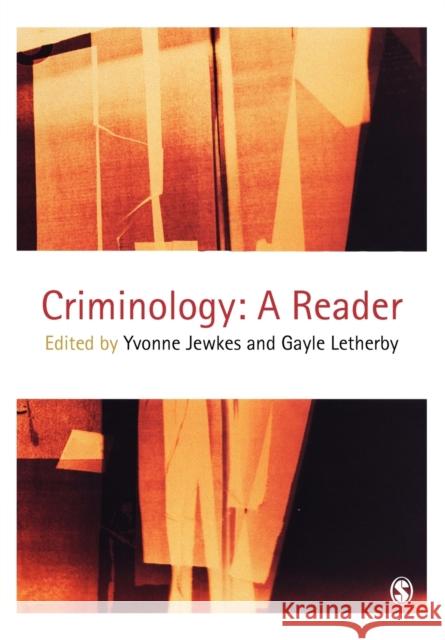 Criminology: A Reader Jewkes, Yvonne 9780761947110