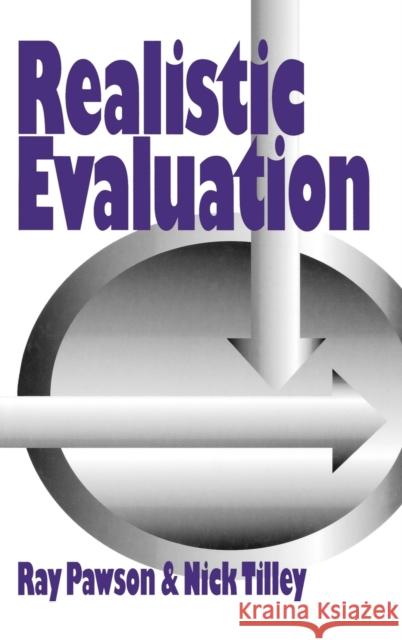 Realistic Evaluation Ray Pawson Nicholas Tilley Nick Tilley 9780761950080