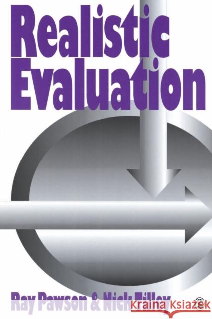 Realistic Evaluation Ray Pawson 9780761950097 SAGE Publications Inc