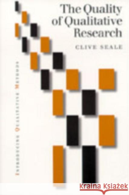 The Quality of Qualitative Research Clive Seale 9780761955986 0