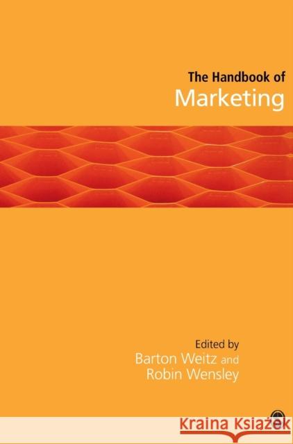Handbook of Marketing Robin Wensley Barton A. Weitz 9780761956822 Sage Publications