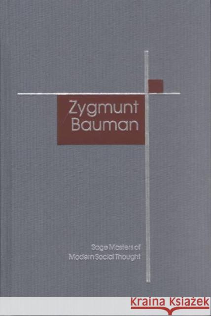 Zygmunt Bauman  9780761971276 SAGE PUBLICATIONS LTD