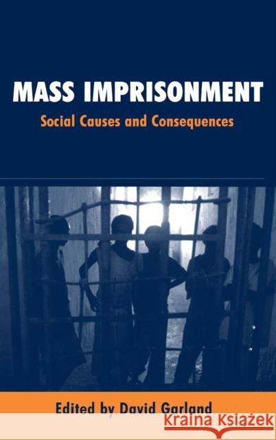 Mass Imprisonment : Social Causes and Consequences David Garland 9780761973232