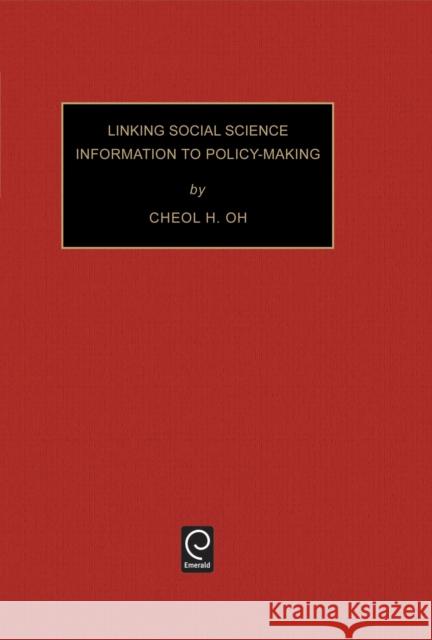 Political Economy and Public Policy Cheol H. Oh 9780762301553 Emerald Publishing Limited