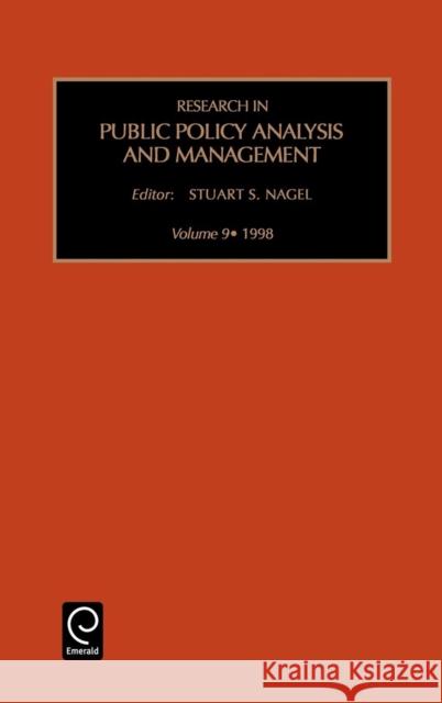 Research in Public Policy Analysis and Management Nagel 9780762305087 Elsevier