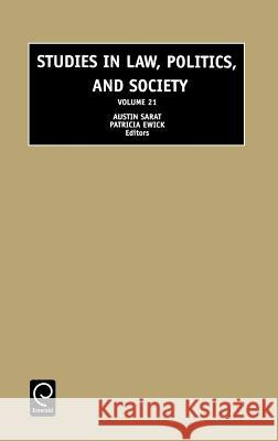Studies in Law, Politics and Society Sarat Austi Austin Sarat Patricia Ewick 9780762307463 JAI Press