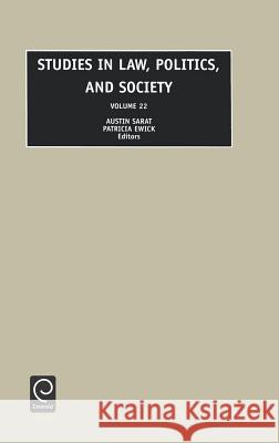 Studies in Law, Politics and Society Sarat                                    A. Sarat Austin Sarat 9780762307654 JAI Press