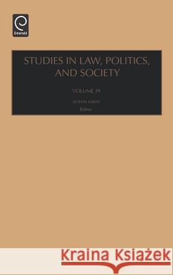 Studies in Law, Politics, and Society Sarat                                    Austin Sarat 9780762313235 JAI Press