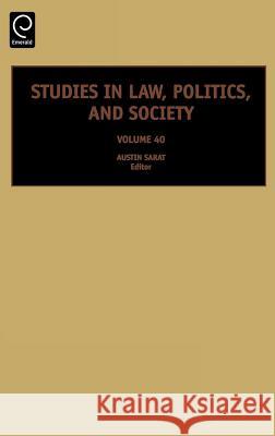 Studies in Law, Politics, and Society Austin Sarat 9780762313242 JAI Press