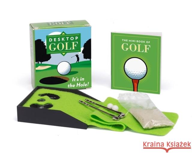 Desktop Golf Chris Stone 9780762438150 Running Press Book Publishers