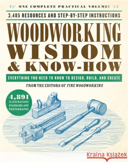Woodworking Wisdom & Know-How: Everything You Need to Know to Design, Build, and Create Taunton Press 9780762465446