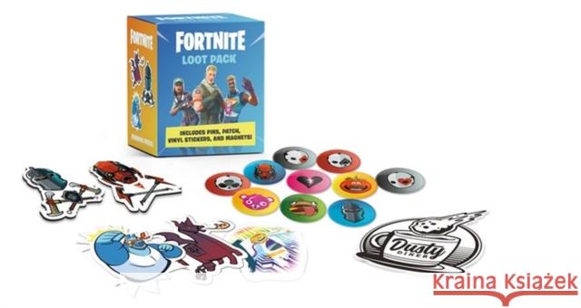 FORTNITE (Official) Loot Pack: Includes Pins, Patch, Vinyl Stickers, and Magnets! Epic Games 9780762468317 Running Press