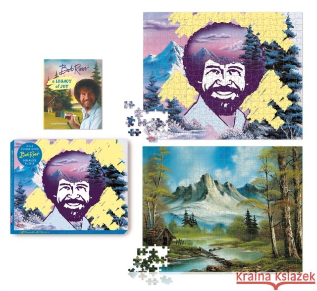 Bob Ross 2-In-1 Double-Sided 500-Piece Puzzle Pearlman, Robb 9780762474691 RP Studio