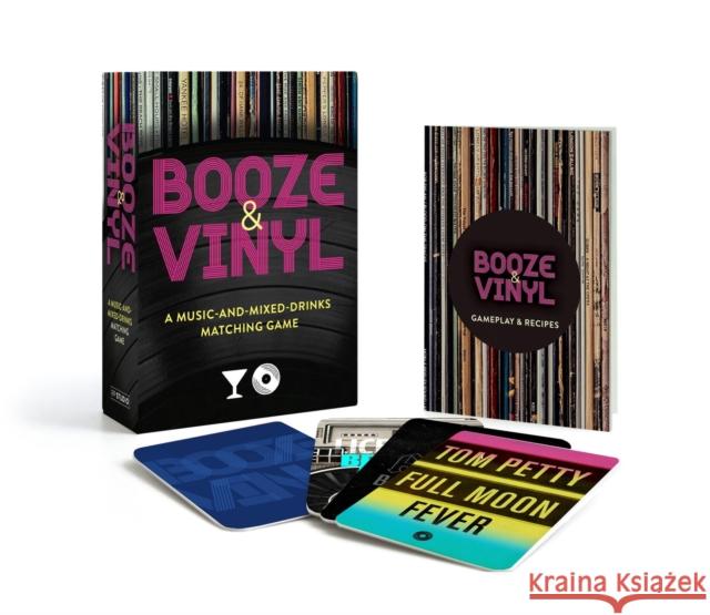 Booze & Vinyl: A Music-And-Mixed-Drinks Matching Game Andr Darlington Tenaya Darlington 9780762475308 RP Studio