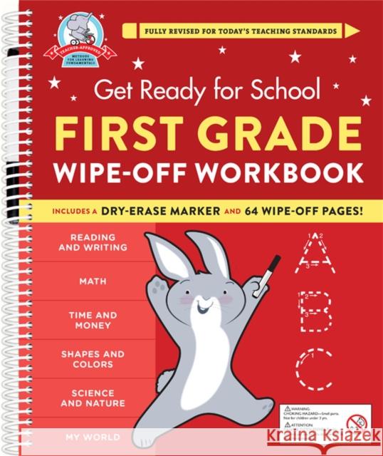 Get Ready for School: First Grade Wipe-Off Workbook Stella, Heather 9780762475841 Black Dog & Leventhal Publishers