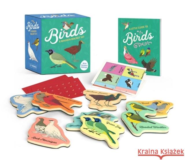 Birds: A Wooden Magnet Set Danielle Belleny 9780762475988 Running Press