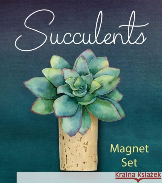 Succulents Magnet Set Jessie Oleso 9780762479160 Running Press