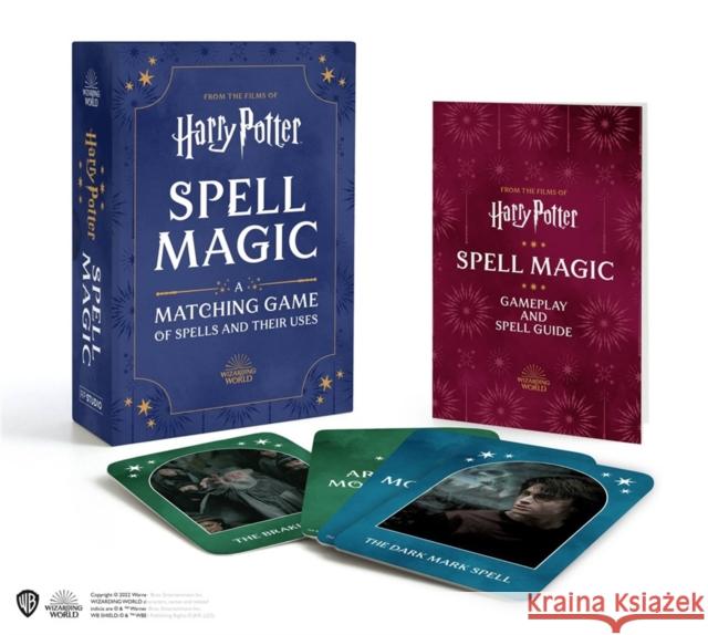 Harry Potter Spell Magic: A Matching Game of Spells and Their Uses Donald Lemke 9780762479450