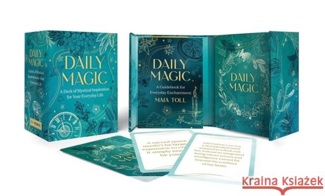 Daily Magic: A Deck of Mystical Inspiration for Your Everyday Life Maia Toll 9780762480425 Rp Minis