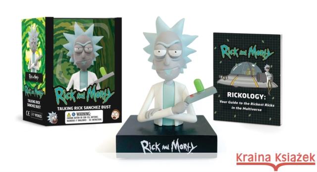 Rick and Morty Talking Rick Sanchez Bust Running Press 9780762482399 Running Press