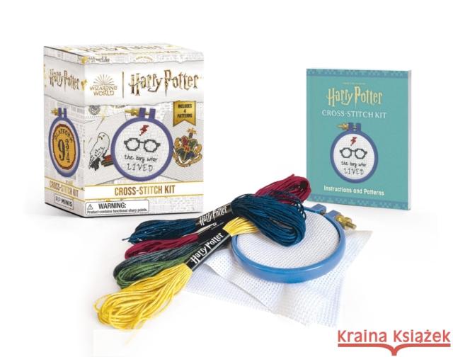 Harry Potter Cross-Stitch Kit Running Press 9780762484195 Little, Brown