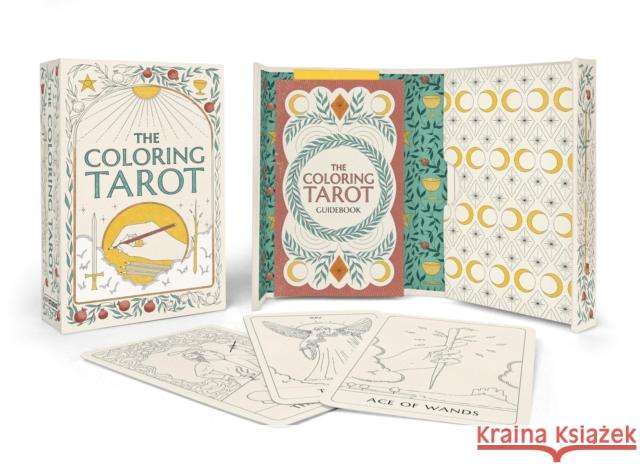 The Coloring Tarot: A Deck and Guidebook to Color and Create Sarah Lyons Harriet Lee-Merrion 9780762484287