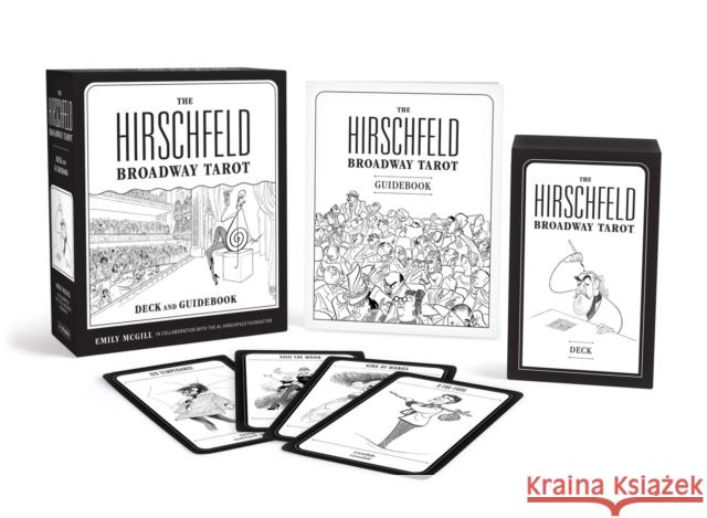 The Hirschfeld Broadway Tarot: Deck and Guidebook Emily McGill Ai Hirschfeld Foundation 9780762486984 RP Studio