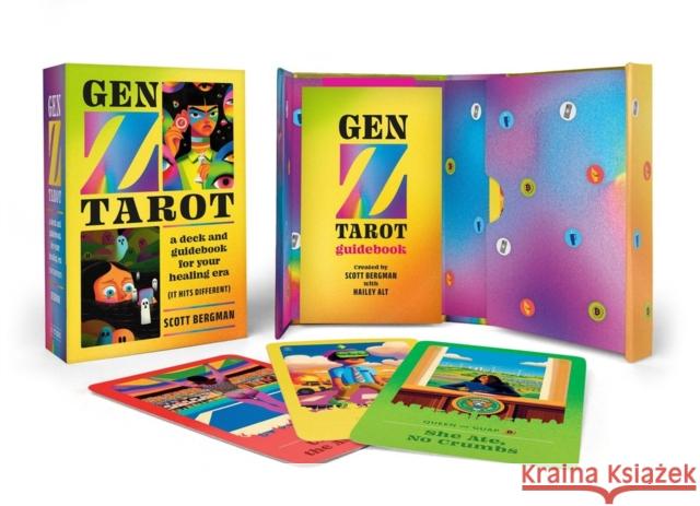Gen Z Tarot: A Deck and Guidebook for Your Healing Era (It’s a Big Mood) Scott Bergman 9780762488216 RP Studio