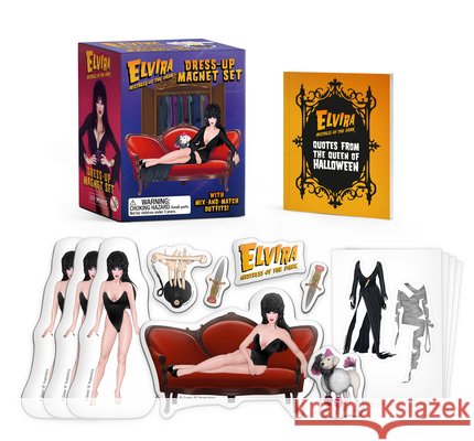 Elvira Dress-Up Magnet Set Cassandra Peterson 9780762489183 Running Press