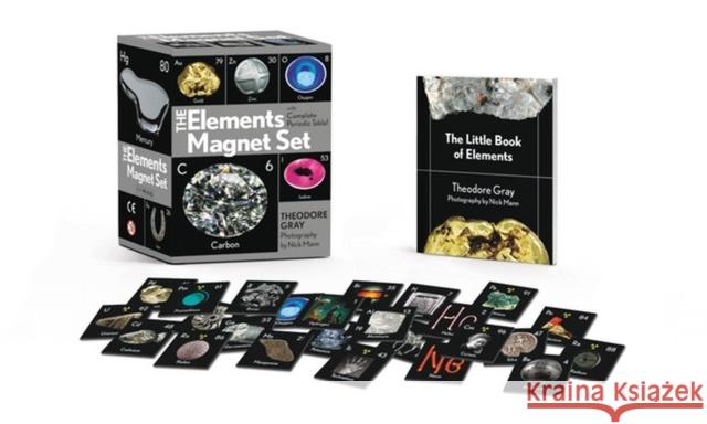 The Elements Magnet Set: With Complete Periodic Table! Theodore Gray 9780762497072 Rp Minis