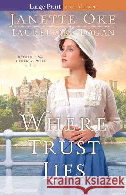 Where Trust Lies Janette Oke, Laurel Oke Logan 9780764213199 Baker Publishing Group
