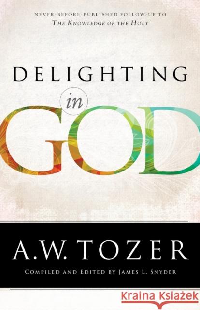 Delighting in God A. W. Tozer James L. Snyder 9780764217012 Bethany House Publishers