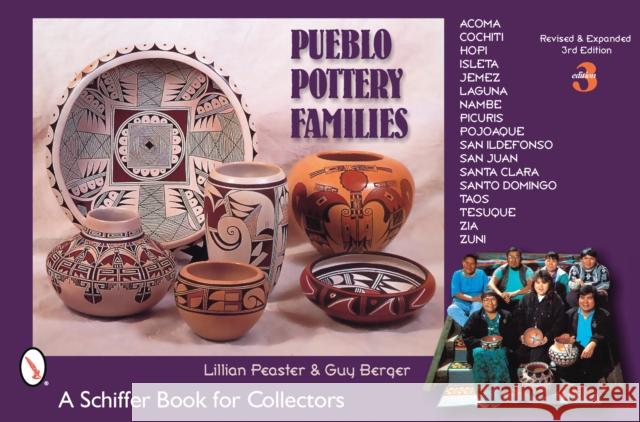 Pueblo Pottery Families Lillian Peaster Guy Berger 9780764328800 Schiffer Publishing