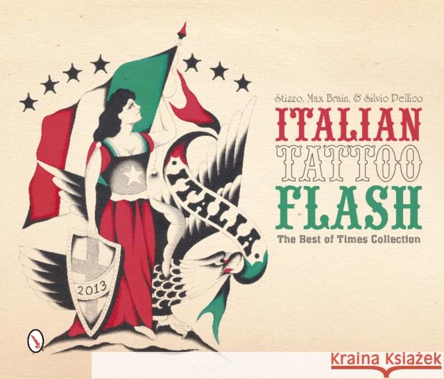 Italian Tattoo Flash Max Brain Silvio Pellico Stefano Boetti 9780764346262 Schiffer Publishing