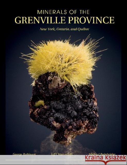 Minerals of the Grenville Province: New York, Ontario, and Quebec Michael Bainbridge 9780764357657