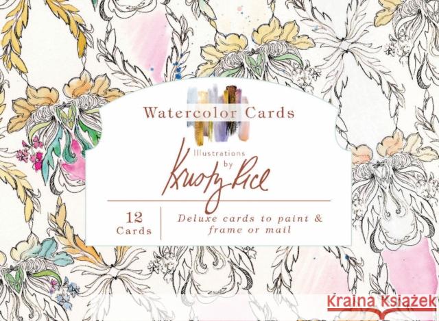 Watercolor Cards: Illustrations by Kristy Rice Kristy Rice 9780764357664 Schiffer Publishing Ltd