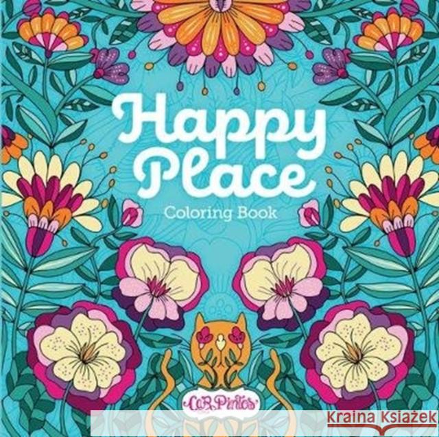 Happy Place Coloring Book Car Pintos 9780764359842 Better Day Books