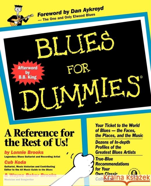 Blues For Dummies Wayne Baker Brooks 9780764550805