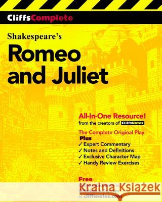 CliffsComplete Shakespeare's Romeo and Juliet Shakespeare, William 9780764585746 Cliffs Notes