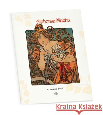 Alphonse Mucha Colouring Book Pomegranate Publishers 9780764958311 Pomegranate Communications Inc,US