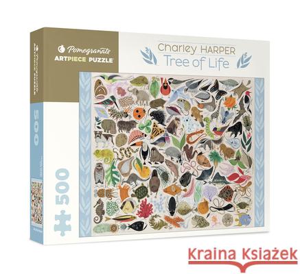 Tree of Life 500-Piece Jigsaw Puzzle Charley Harper 9780764961960